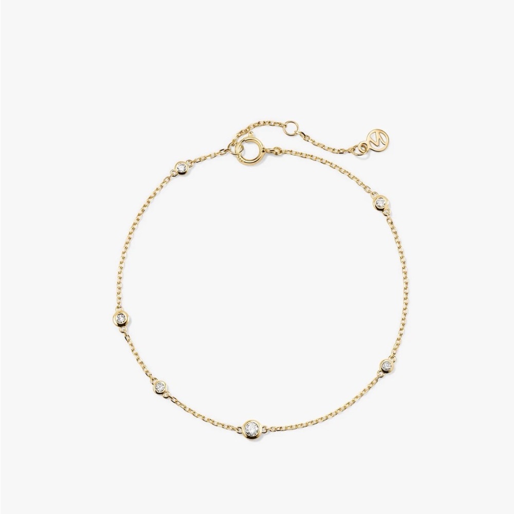 Mejuri Multi Gemstone station bracelet